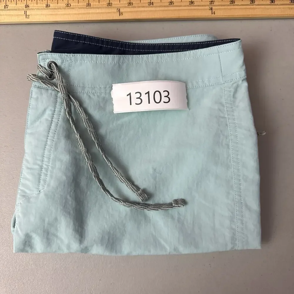 Patagonia Wavefarer Boardshorts Mens 34 Skiff Blue Nylon Surf Swim Shorts